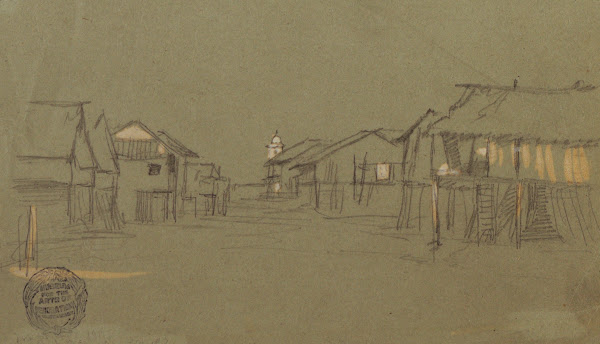 Street Leading to a ChurchGuayaquil Ecuador 1857