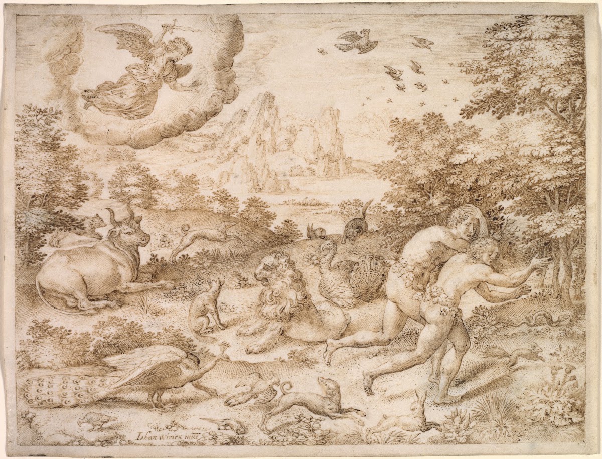 The Expulsion from Paradise c 1606
