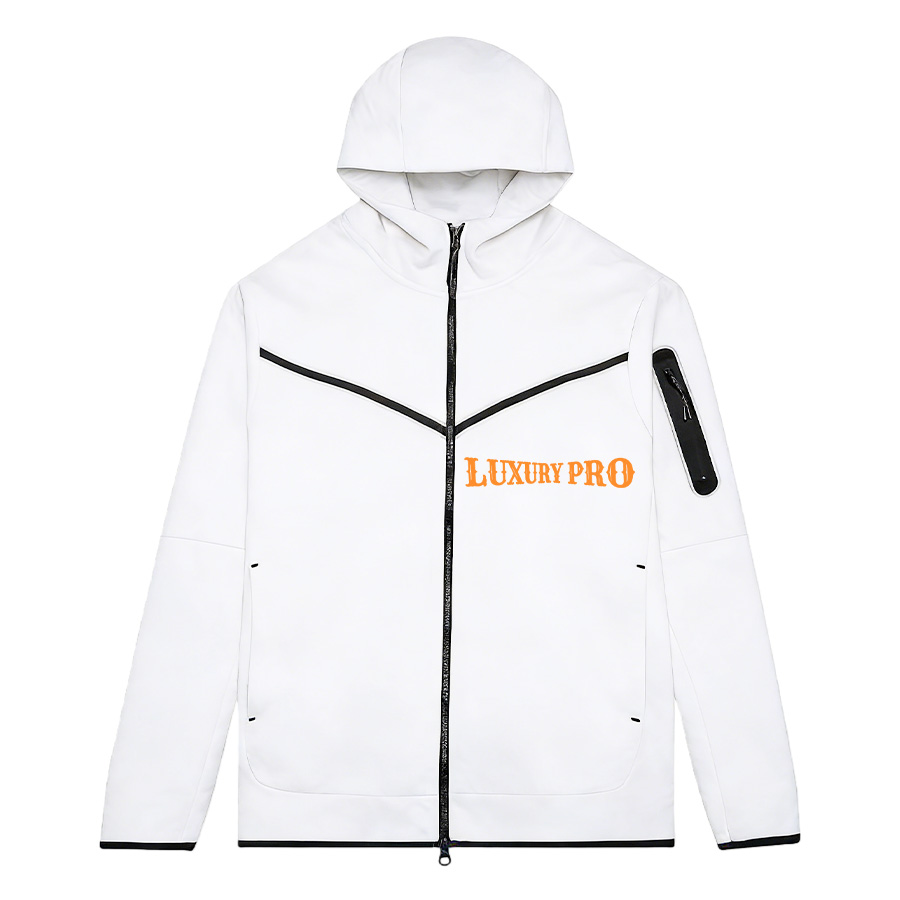 2D Fleece Full-Zip Windproof Hoodie