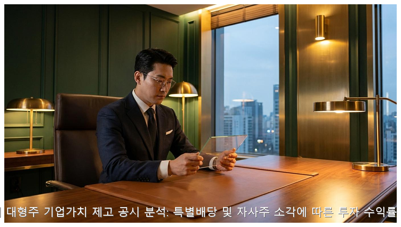 2026 반도체 대형주 기업가치 제고 공시 분석: 특별배당 및 자사주 소각에 따른 투자 수익률 극대화 전략 핵심 안내 및 분석 인포그래픽 (2)
