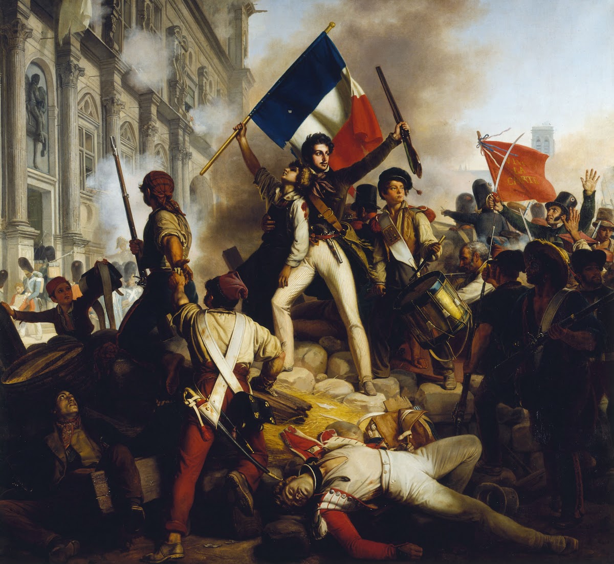 Combat devant lHôtel de Ville le 28 juillet 1830 1833
