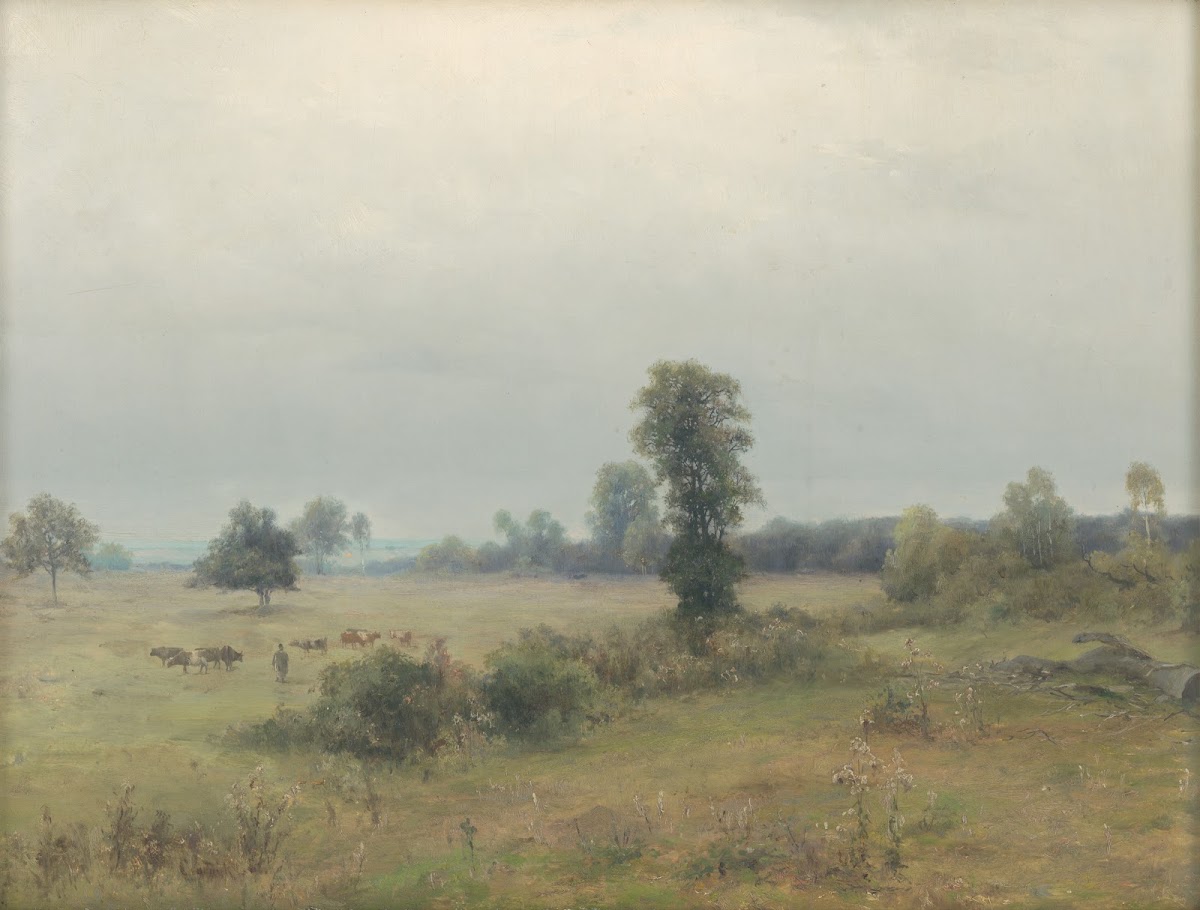 Landscape with grazing cows 18961898