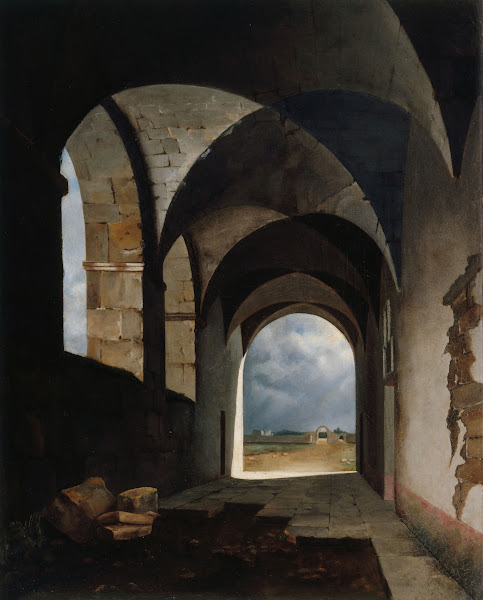 Effet de lumière dans les ruines 1820