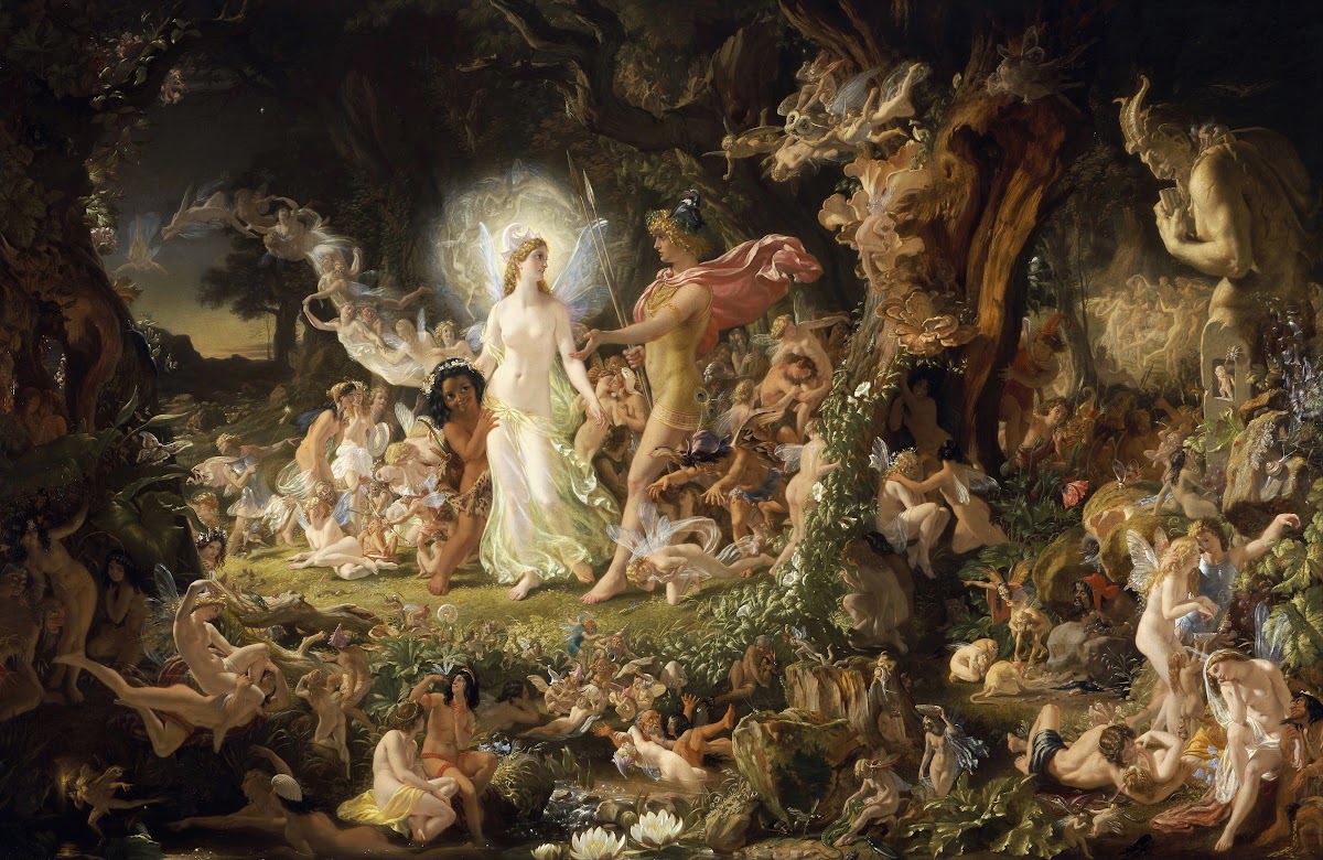 The Quarrel of Oberon and Titania 1849
