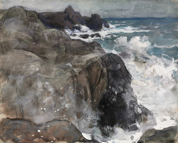 Storm on the Island of Yeu 1916