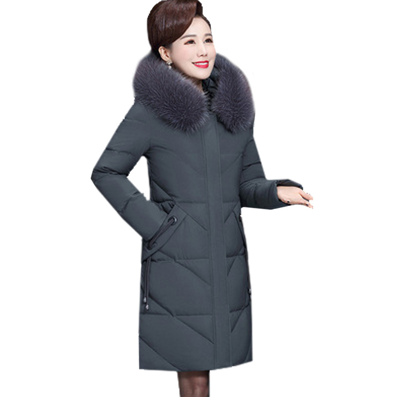 Gefütterte Damen-Winterjacke in Übergröße