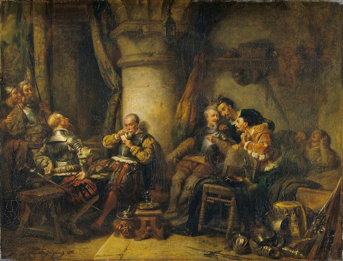 Guard Room Scene 1856
