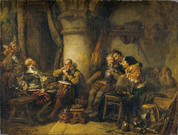 Guard Room Scene 1856