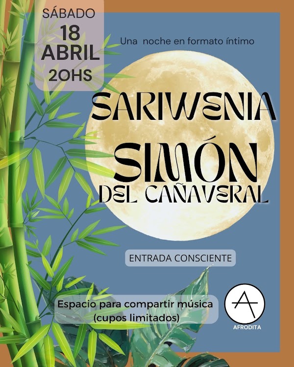Noche íntima con Sariwenia Simón del Cañaveral