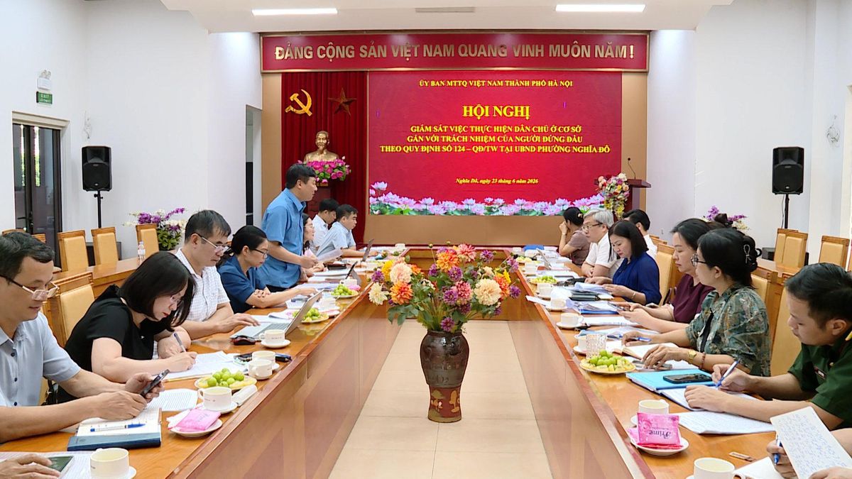 Giám sát thực hiện dân chủ gắn với trách nhiệm người đứng đầu - Đài Phát thanh và truyền hình Hà Nội