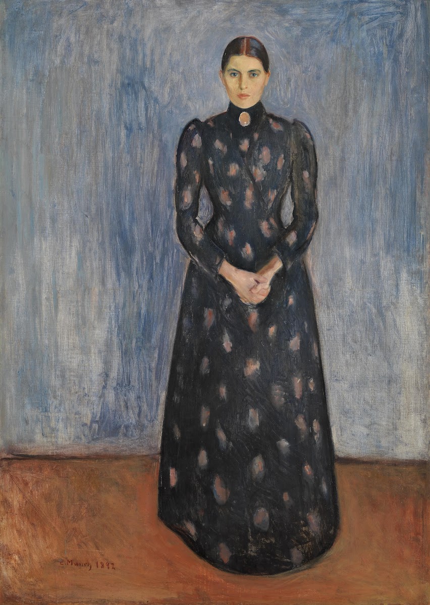Inger in Black and Violet 1892