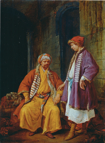Two Turkish Merchants Conversing 1660