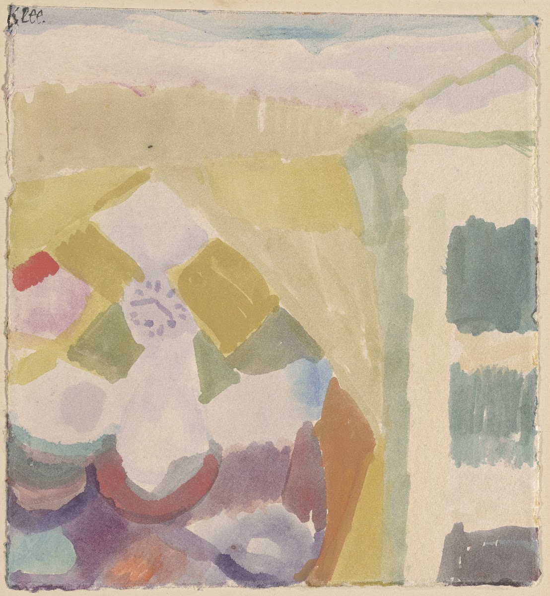 Interieur mit der Uhr Interior with the Clock 1913