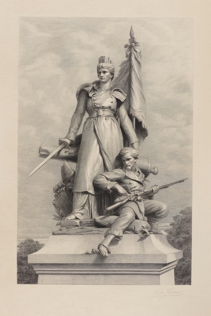 Monument allégorique à la défense de Paris 1880