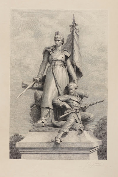 Monument allégorique à la défense de Paris 1880