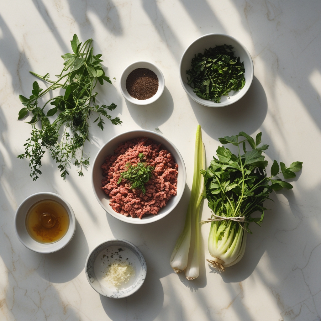 Ingredients for Spicy Ground Beef Hot Honey Bowl Recipe | Sweet & Savory Bowl