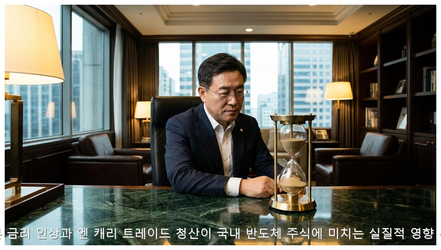 일본 금리 인상과 엔 캐리 청산 대응 전략 핵심 안내 및 분석 인포그래픽 (2)