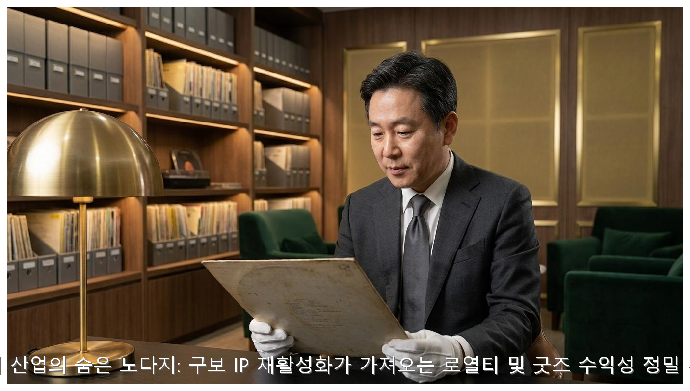 엔터 산업의 숨은 노다지: 구보 IP 재활성화가 가져오는 로열티 및 굿즈 수익성 정밀 분석 핵심 안내 및 분석 인포그래픽 (2)