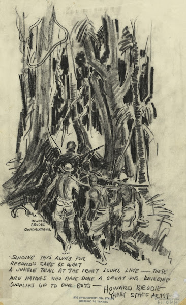 What a jungle trail at the front looks like 1942 1943