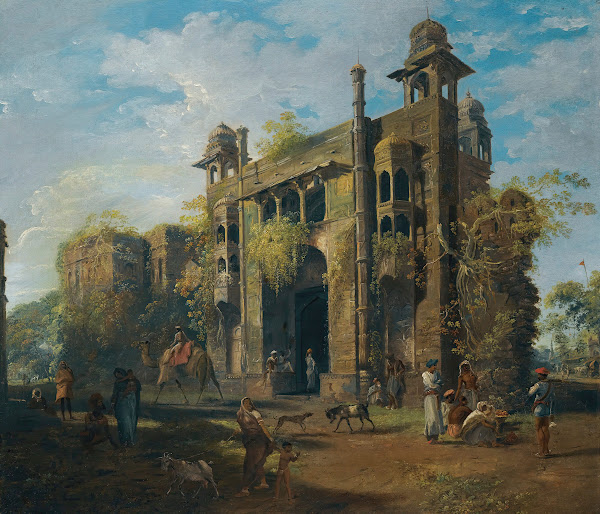 View Of The Gate Of The Lal Bagh Dacca