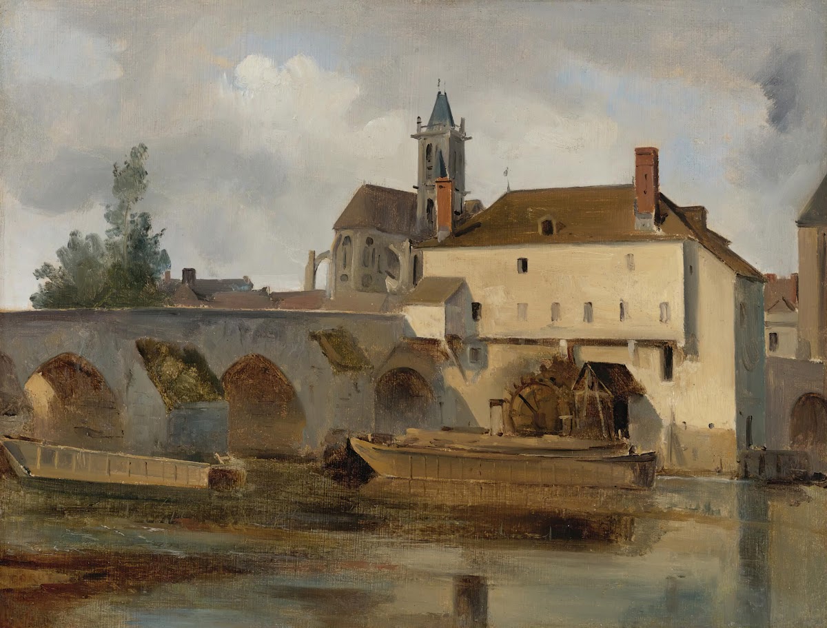 Moret Sur Loing Le Pont Et Leglise