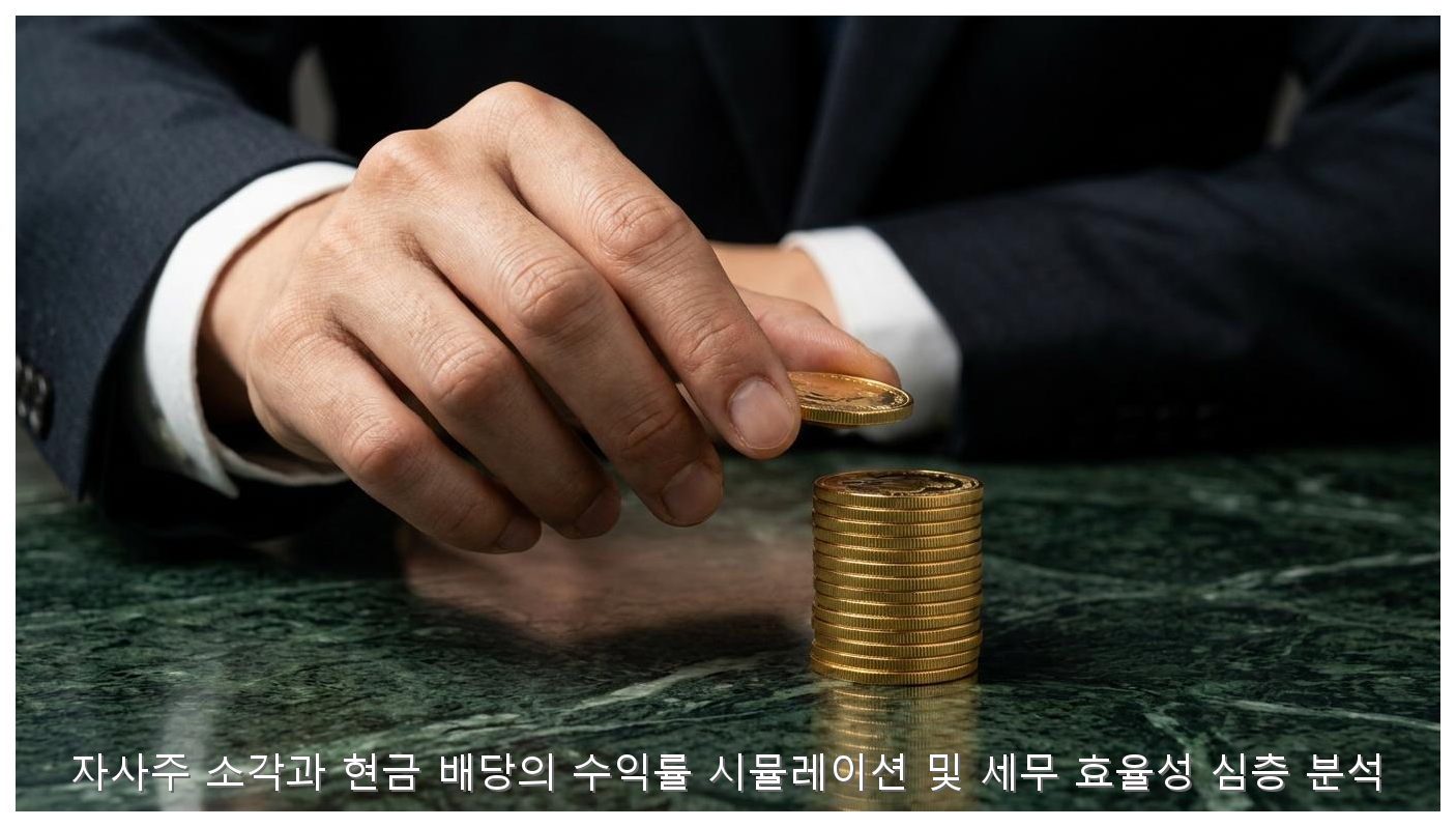 자사주 소각과 현금 배당의 수익률 시뮬레이션 및 세무 효율성 심층 분석 핵심 안내 및 분석 인포그래픽 (2)