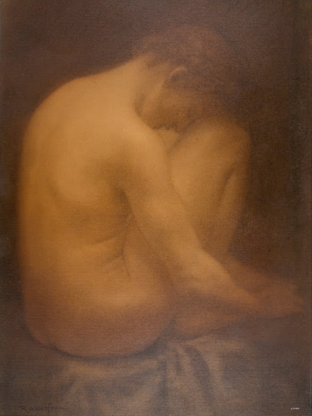 Male Nude Seated circa 1907