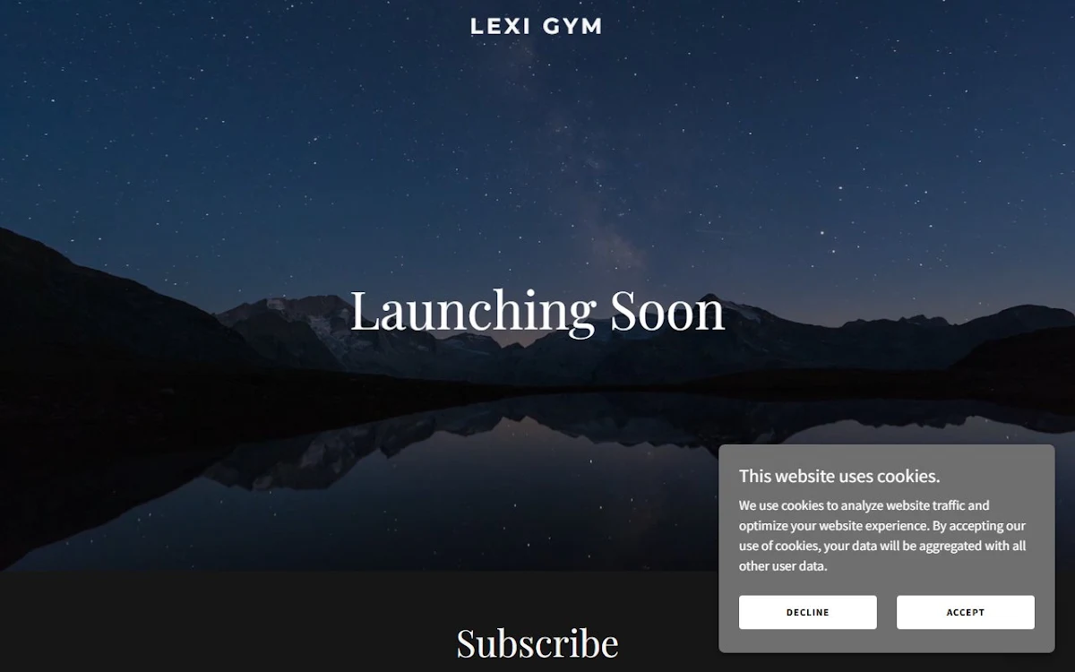 Captura de LexiGym