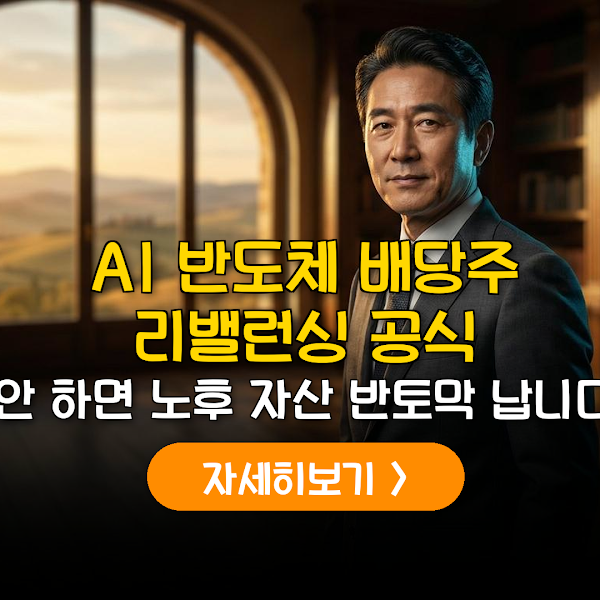 2026 AI 반도체 전력망 배당주 리밸런싱