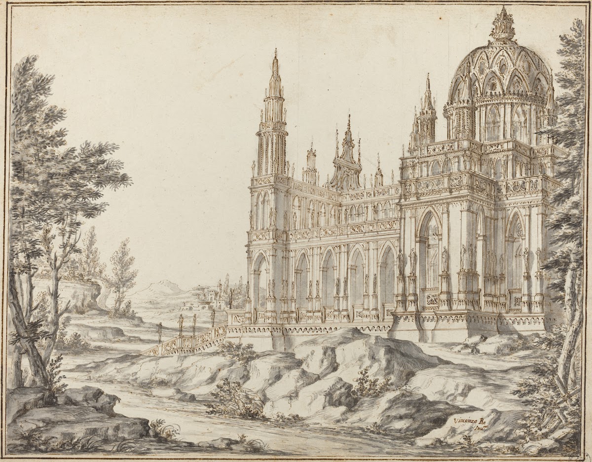 Cathedral in a Landscape