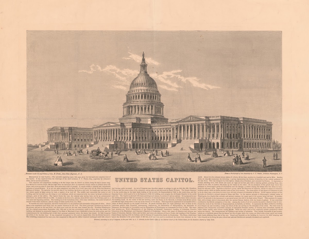 United States Capitol 19th century