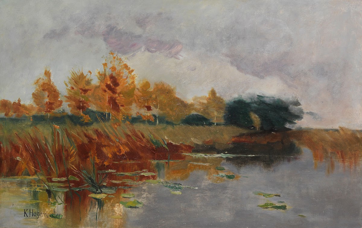 Märkische Seenlandschaft am Schwielowsee 1893