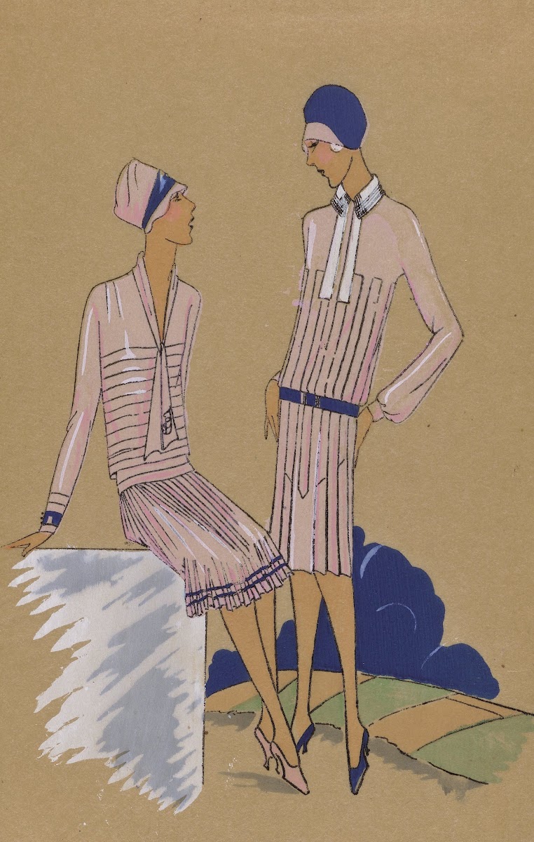 Créations JEAN PATOU AU BORD DU CHEMIN 1927