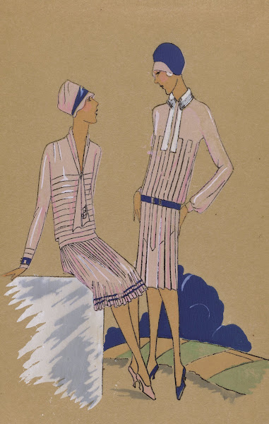 Créations JEAN PATOU AU BORD DU CHEMIN 1927