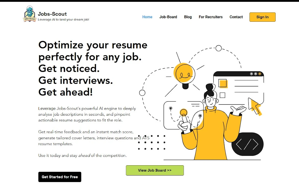 Captura de Jobs Scout