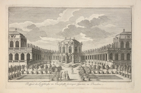 Architecture of German cities Pl55 18th century