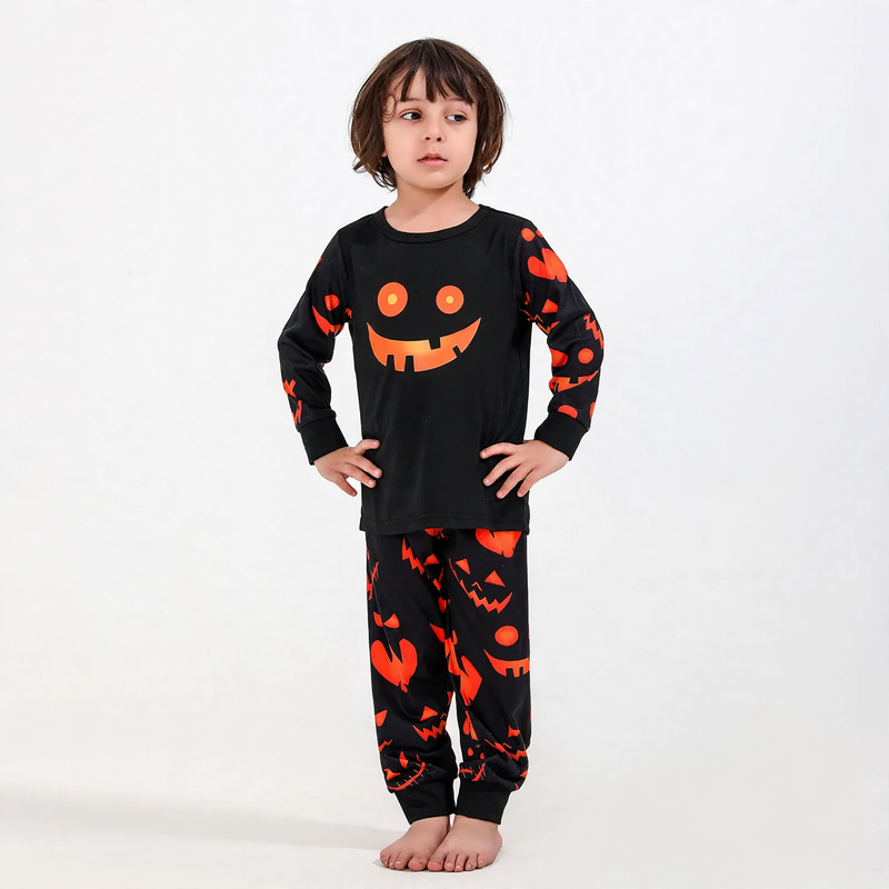 Christmas Pajama Set for the Family, Knit Look Print