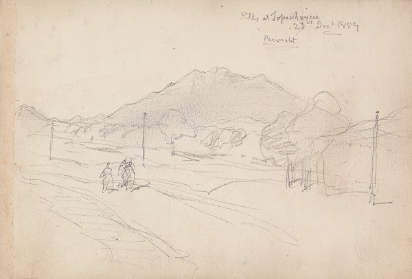 Hills at Topechancee 23 December 1859 1859