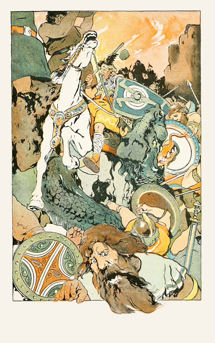 Then the awfùl fight began 1901