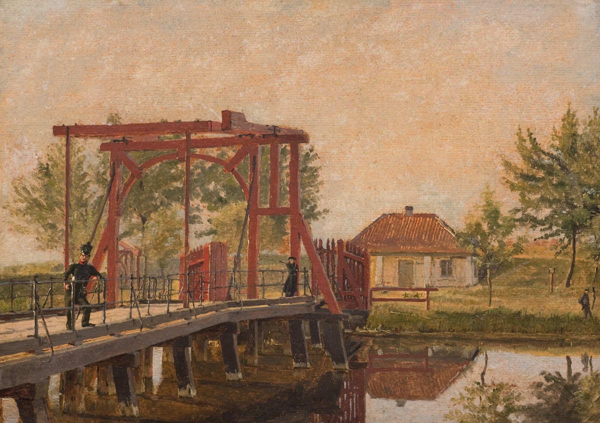 The Northern Drawbridge to the Citadel in Copenhagen 1835  1839