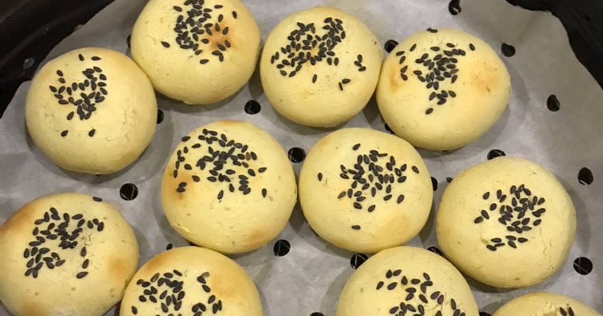 Bánh mochi khoai lang - Nồi chiên không dầu
