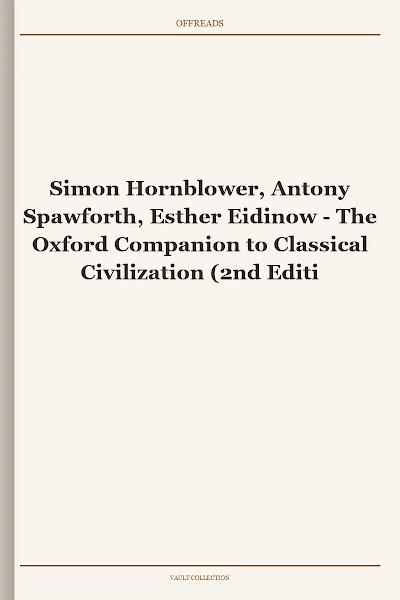 Simon Hornblower, Antony Spawforth, Esther Eidinow
