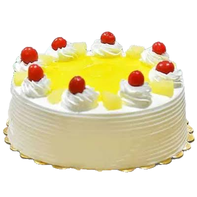 Eggless Pineapple Cake