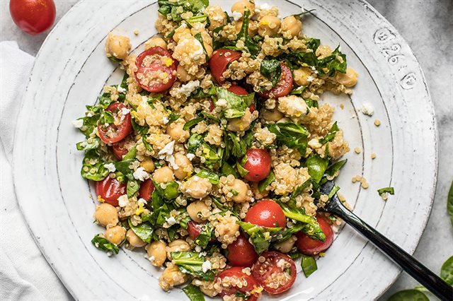 Salad Rau Bina Hạt Quinoa