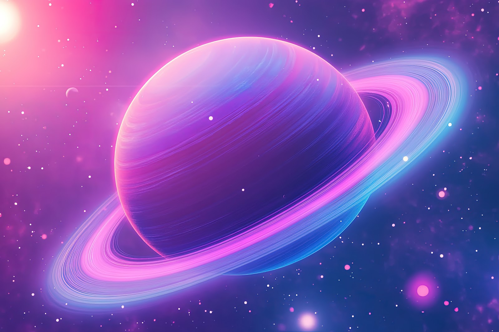 Fantasy Saturn Wallpaper