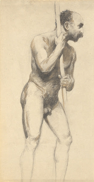 Male Nude with aPole