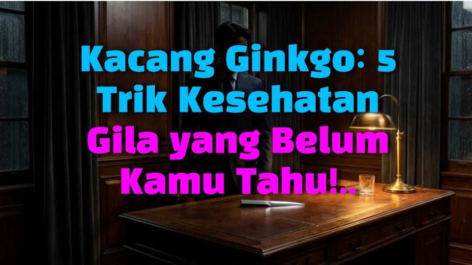 Kacang Ginkgo: 5 Trik Kesehatan Gila yang Belum Kamu Tahu! Dari Paru-Paru Hingga Kolesterol