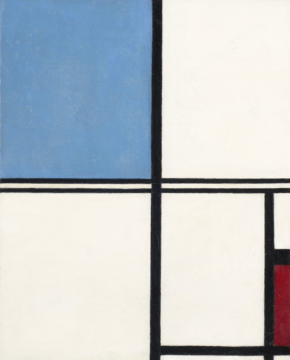 Composition with Blue and Red 1932