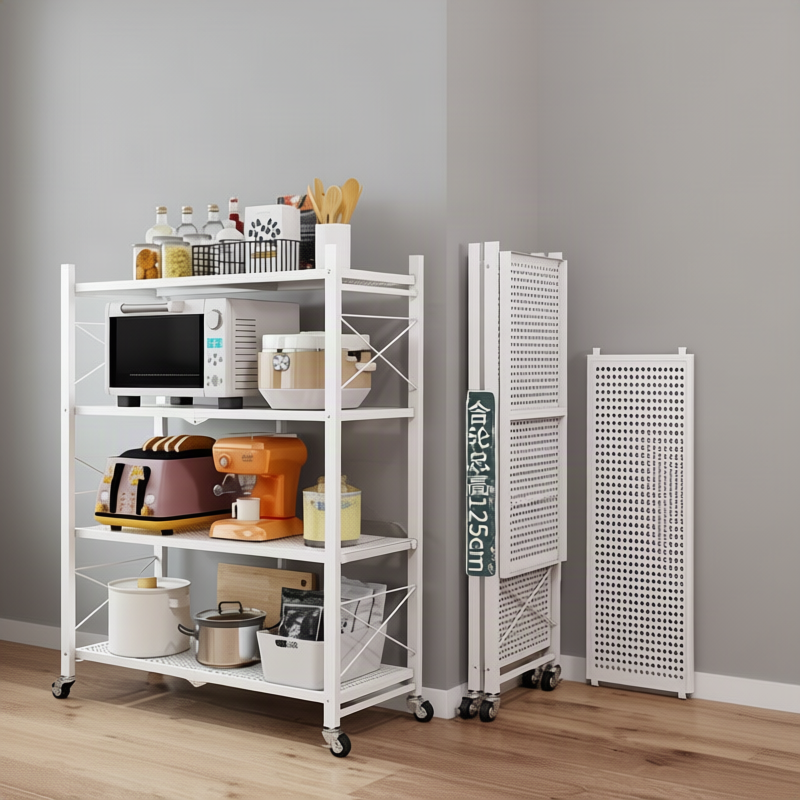 Klappbares Metallregal aus Kohlenstoffstahl