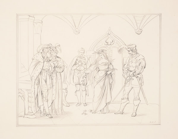 Oph Where is the beauteous majesty of Denmark Hamlet act IV sc 5 1848